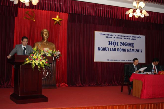 Hội nghị người lao động Công ty Đóng tàu Hạ Long năm 2017